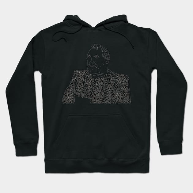 greg davies – cursed disapproval Hoodie by underscoree